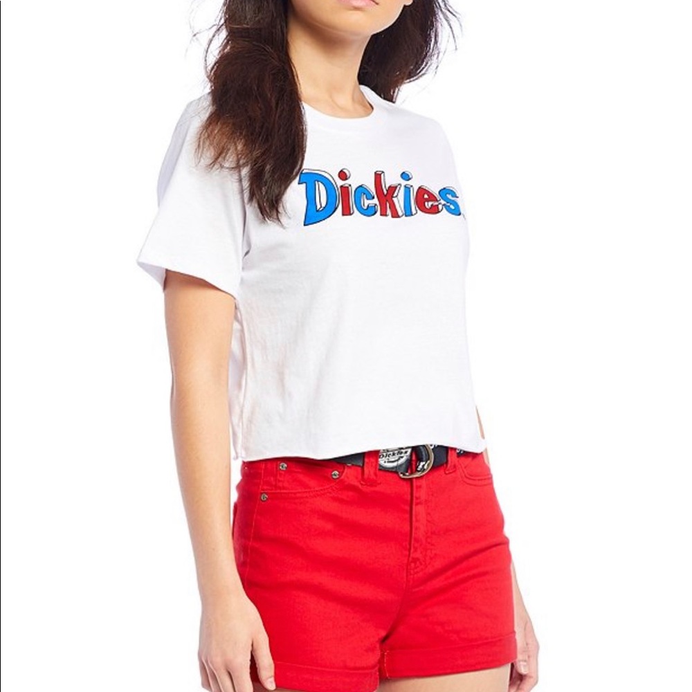 Dickies Cropped 3D Logo Graphic Tee